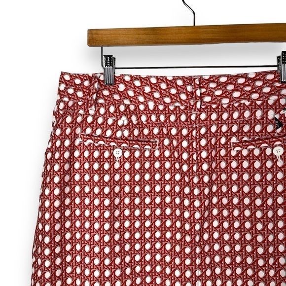 4 for $20 SALE! Nivo by Lanctot Classic Golf Skort, Red/White Print, Size 12 - Picture 10 of 11